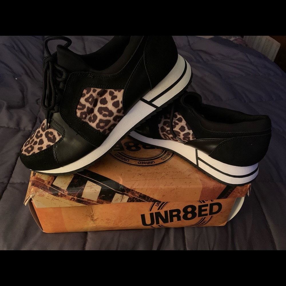 UNR8ED Cheetah Tennis Shoes